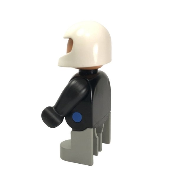 Vintage 4555 Lego Duplo Police Officer Figure Replacement Piece W/ White Helmet - Picture 5 of 11
